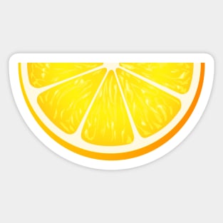 lemon slice Sticker